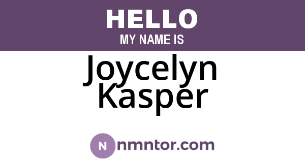 Joycelyn Kasper