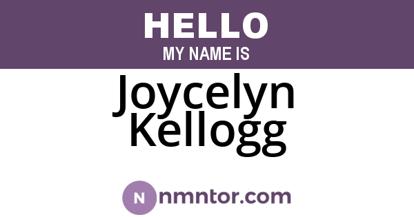 Joycelyn Kellogg