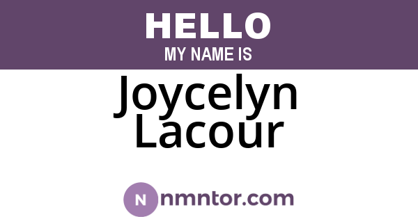 Joycelyn Lacour