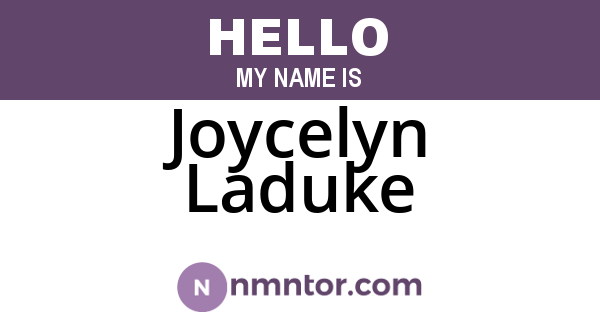 Joycelyn Laduke