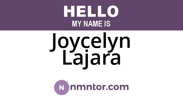 Joycelyn Lajara