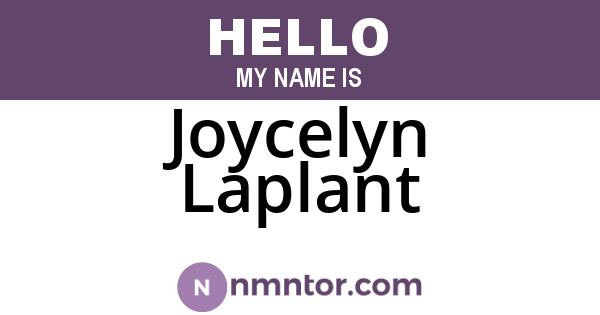 Joycelyn Laplant