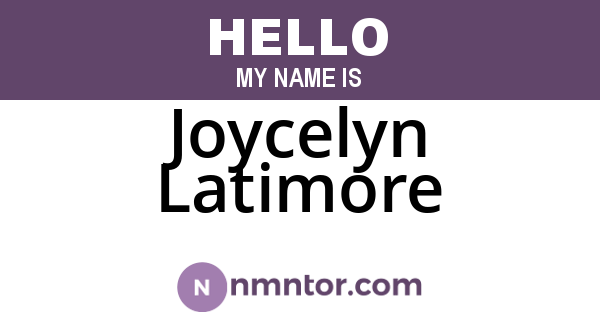Joycelyn Latimore