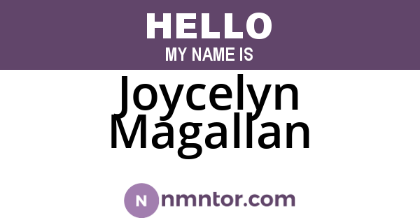 Joycelyn Magallan