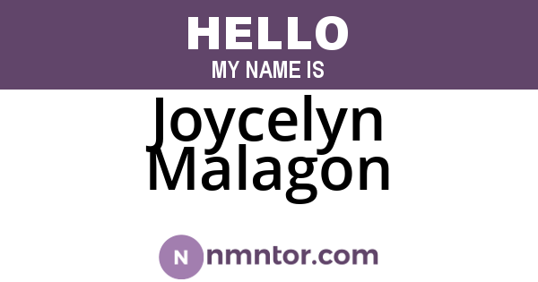 Joycelyn Malagon