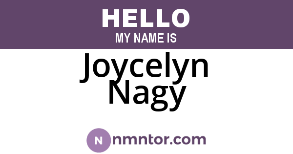 Joycelyn Nagy