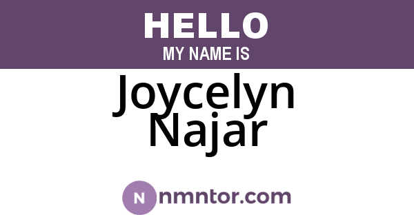 Joycelyn Najar