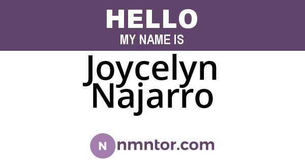 Joycelyn Najarro
