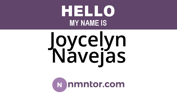 Joycelyn Navejas