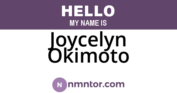 Joycelyn Okimoto