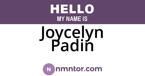 Joycelyn Padin