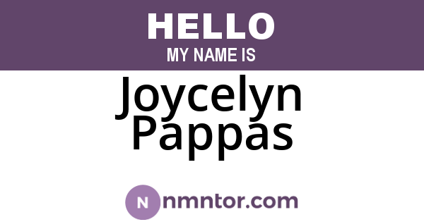 Joycelyn Pappas
