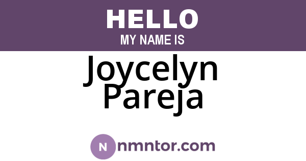 Joycelyn Pareja