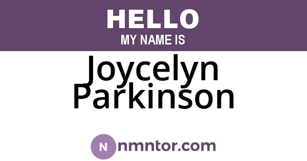 Joycelyn Parkinson