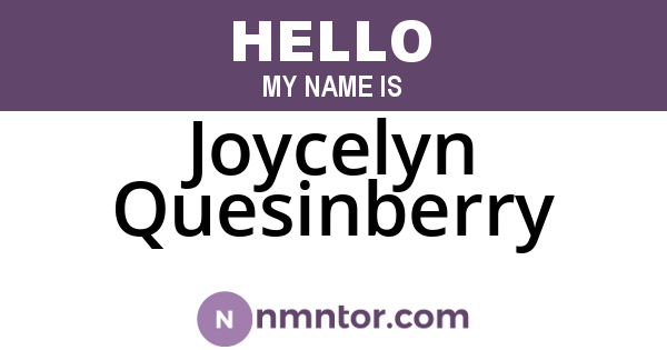 Joycelyn Quesinberry