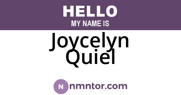 Joycelyn Quiel