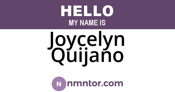 Joycelyn Quijano