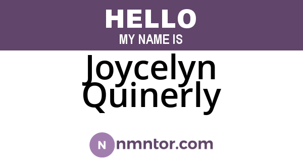 Joycelyn Quinerly