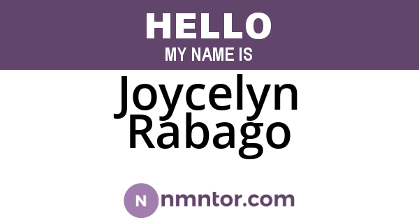 Joycelyn Rabago
