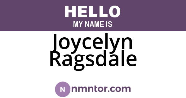 Joycelyn Ragsdale