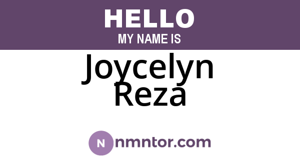 Joycelyn Reza