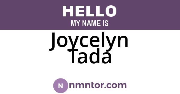 Joycelyn Tada