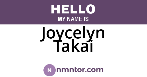 Joycelyn Takai