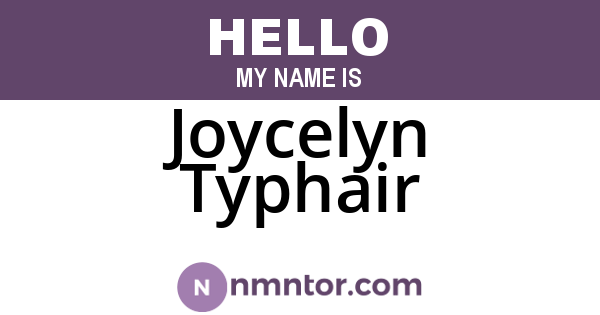 Joycelyn Typhair