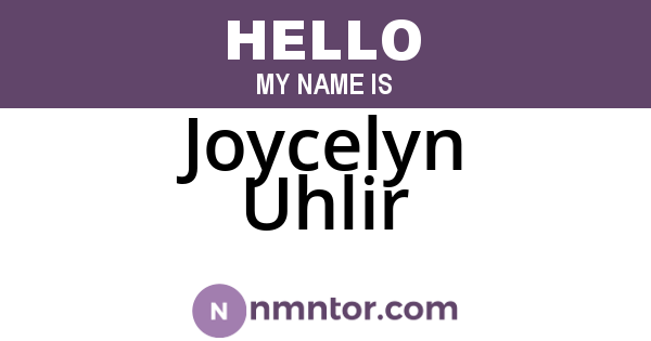 Joycelyn Uhlir