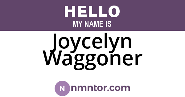 Joycelyn Waggoner