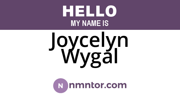 Joycelyn Wygal