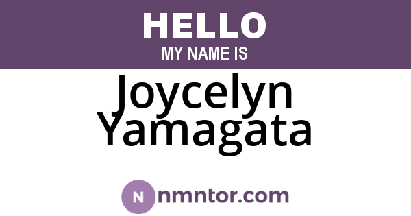 Joycelyn Yamagata