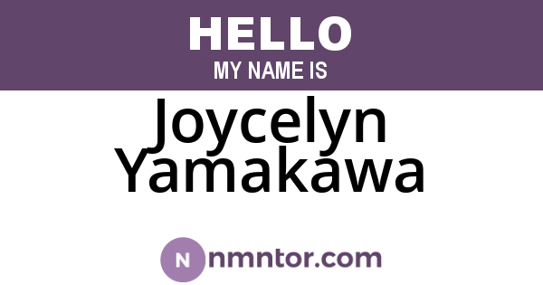 Joycelyn Yamakawa
