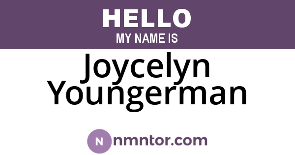 Joycelyn Youngerman