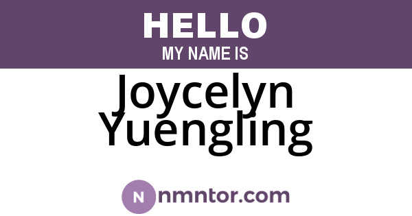 Joycelyn Yuengling