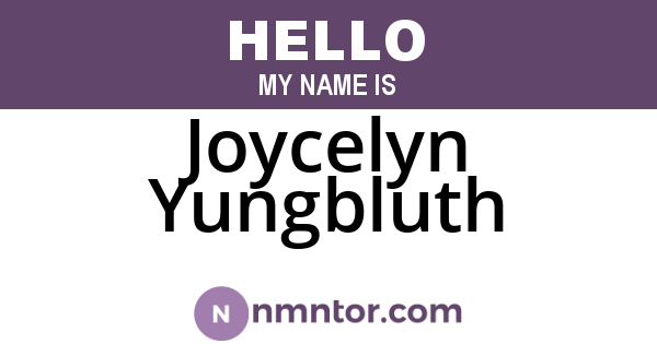 Joycelyn Yungbluth