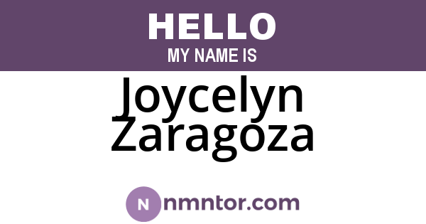 Joycelyn Zaragoza