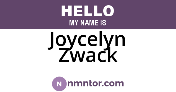 Joycelyn Zwack
