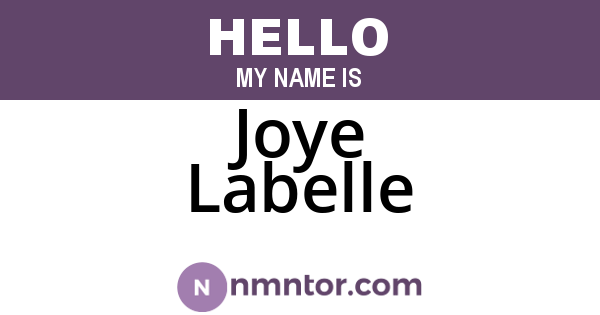 Joye Labelle