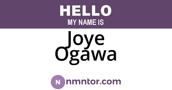 Joye Ogawa