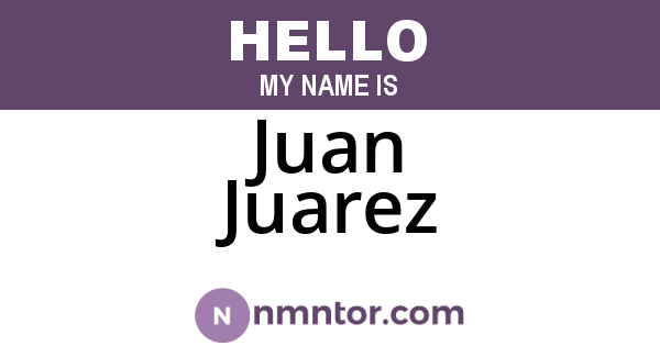 Juan Juarez