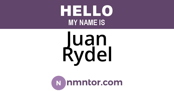 Juan Rydel