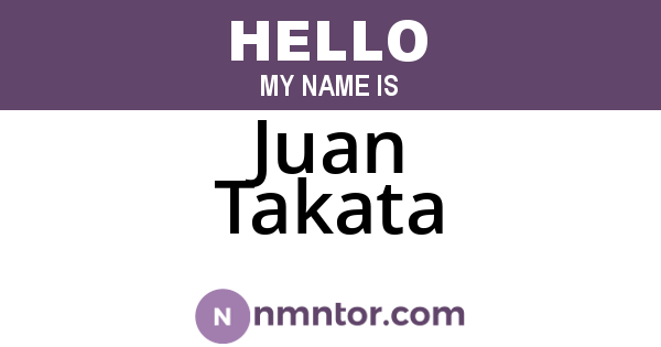 Juan Takata
