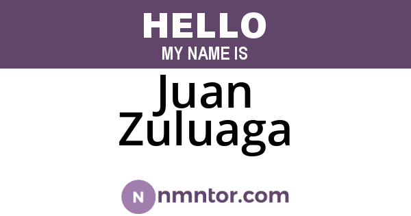 Juan Zuluaga