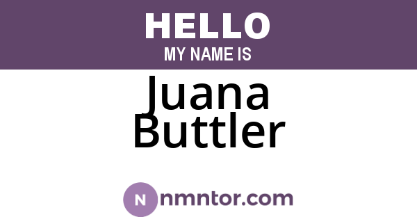 Juana Buttler