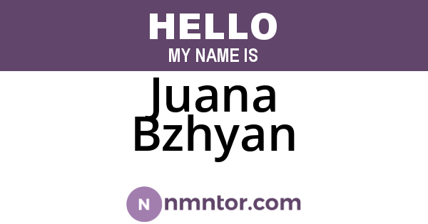 Juana Bzhyan