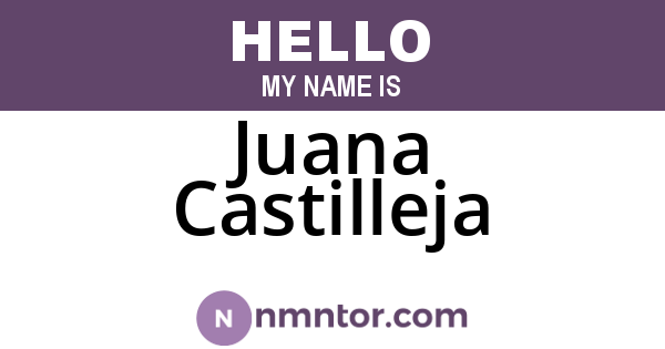 Juana Castilleja