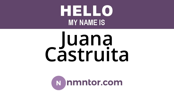 Juana Castruita