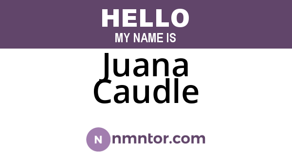 Juana Caudle