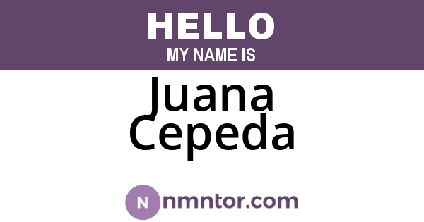 Juana Cepeda